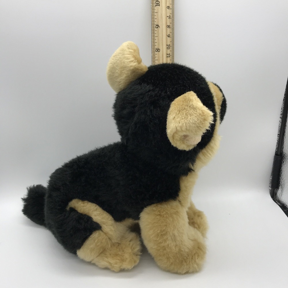 Aurora Miyoni Tots German Shepherd Puppy Plush Stuffed Animal Black Tan 8 Inch - Picture 8 of 8